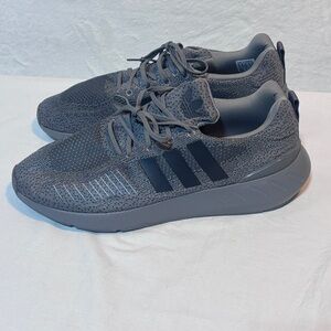 Adidas Swift Run 22 Triple Gray Size 14 NEW